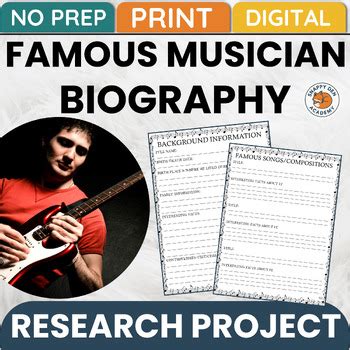 musician biography assignment elementary
