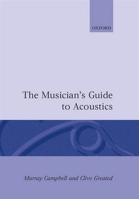 Read Musician Guide To Acoustics 