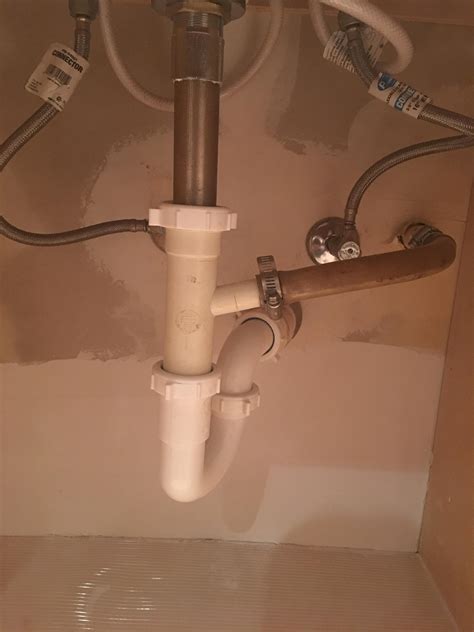 musty smell under bathroom sink no leak