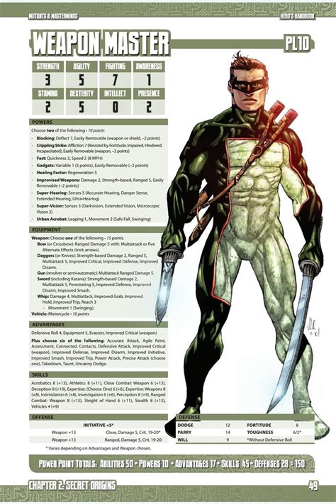 Mutants And Masterminds Character Creator
