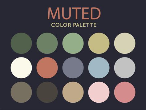 muted colors