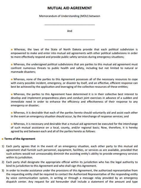 Mutual Aid Agreements