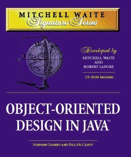 Mwss Object Oriented Design In Java Mitchell Waite Signature