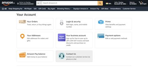My Amazon Account
