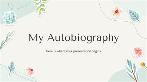 my autobiography example powerpoint with apache