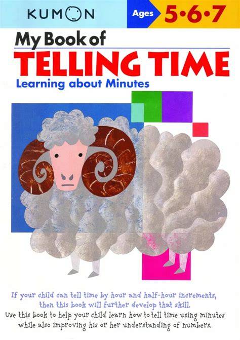 my book of telling time learning about minutes