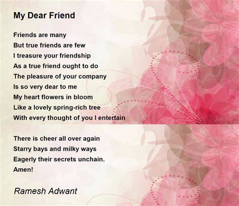 my dear friend sweet wishes