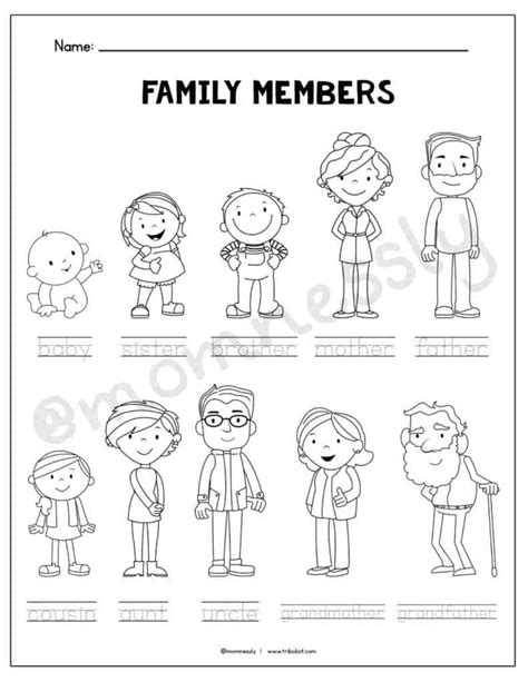 My Family Free Printable Preschool Activity Pack Preschool Family Tree Worksheet - Preschool Family Tree Worksheet