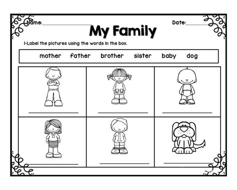 My Family Template Preschool Worksheets Teacher Made Twinkl Preschool Family Tree Worksheet - Preschool Family Tree Worksheet