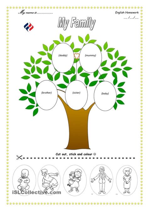 My Family Tree Worksheets 99worksheets My Family Tree Worksheet - My Family Tree Worksheet