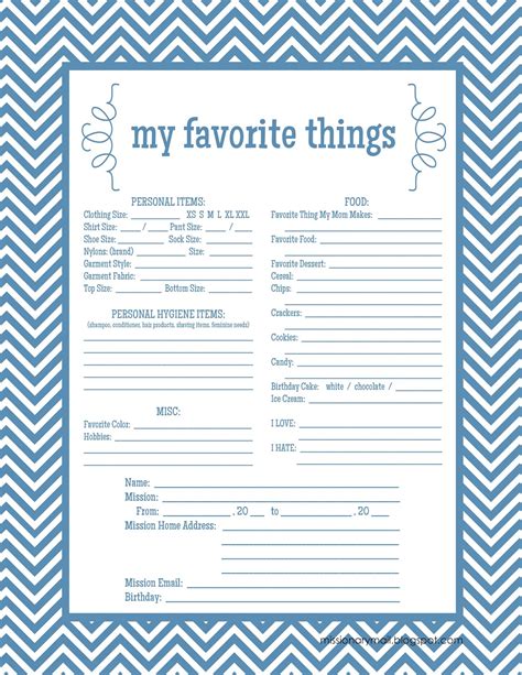 My Favorite Things Printable   Nine Favorite Fall Things Printables - My Favorite Things Printable