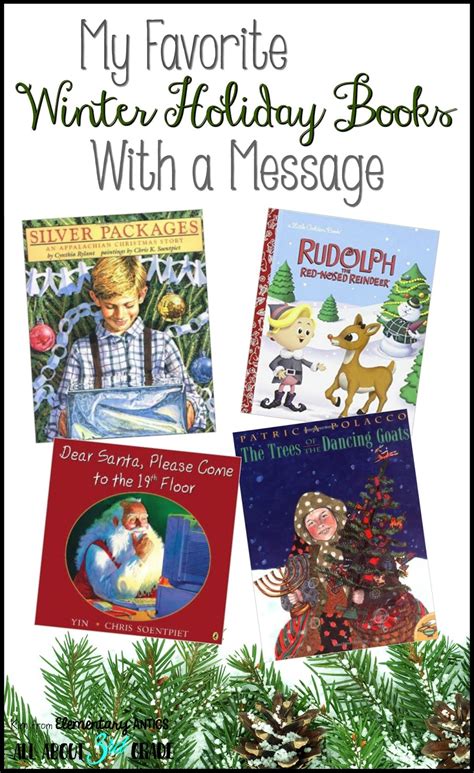 My Favorite Winter Holiday Books With A Message Christmas Books For 3rd Grade - Christmas Books For 3rd Grade