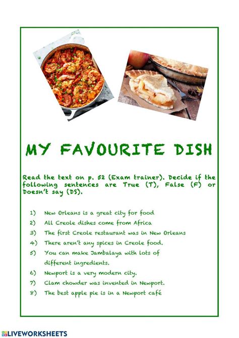My Favourite Dish