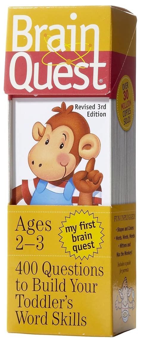 My First Brain Quest: 400 Questions To Build Your Toddler's Word Skill, Third Edition ( Brain Quest)