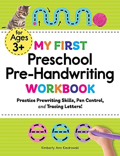 My First Preschool Pre Handwriting Workbook Practice Pre Preschool Writing Books - Preschool Writing Books