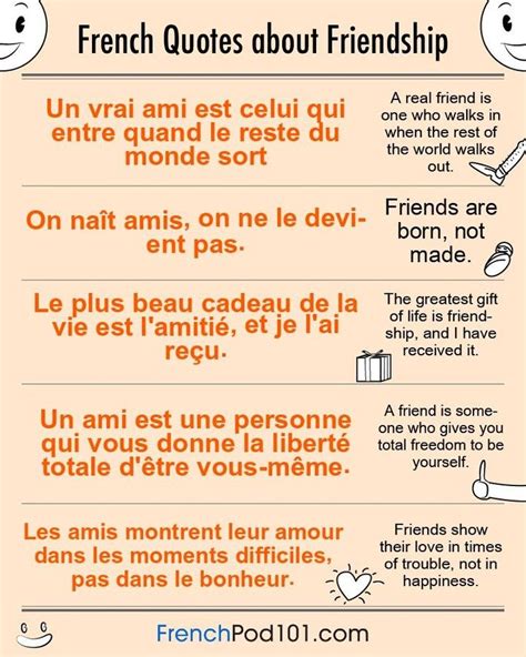 My Friend In French