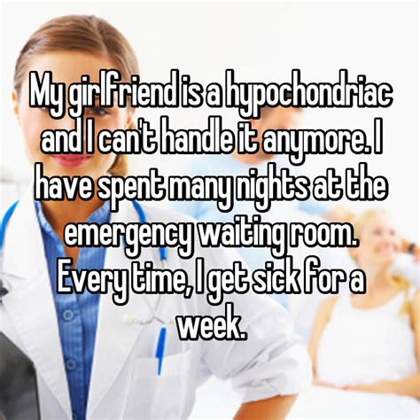 my girlfriend is a hypochondriacid