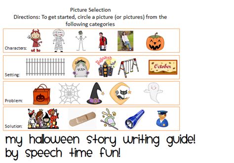 My Halloween Story Writing Telling Guide Speech Time Writing Halloween Stories - Writing Halloween Stories