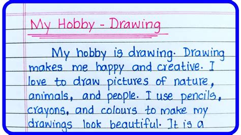 My Hobby Drawing