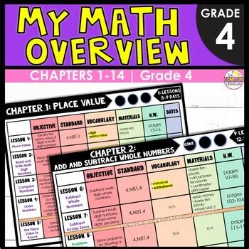 My Math 4th Grade