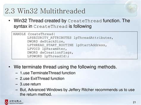 my multithread class: how use the CreateThread()?