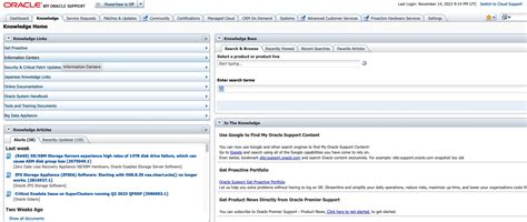 My Oracle Support