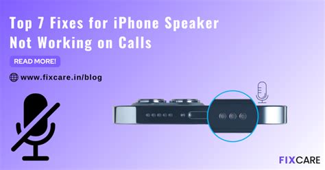 my phone call speaker is not working