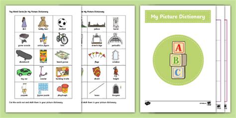 My Picture Dictionary Pack Teacher Made Twinkl Picture Dictionary First Grade Worksheet - Picture Dictionary First Grade Worksheet