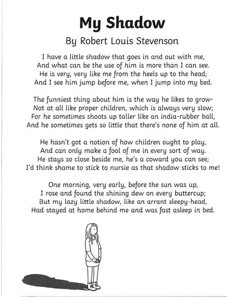 My Shadow Poem