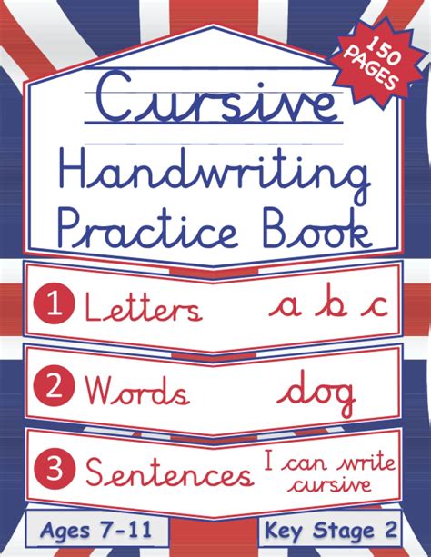 My Xxl Cursive Writing Practice Book Ks2 Ages Cursive Writing Practice Book - Cursive Writing Practice Book