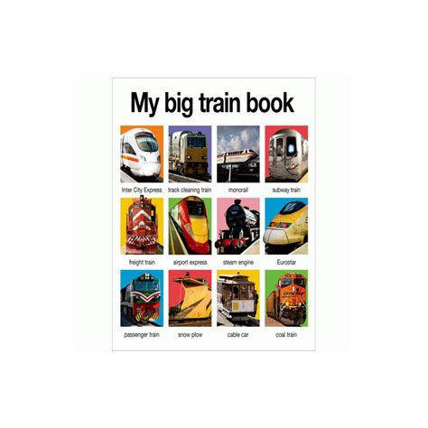 Full Download My Big Train Book My Big Board Books 
