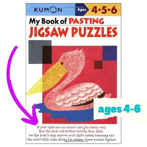 Read My Book Of Pasting Jigsaw Puzzles Kumon Workbooks 