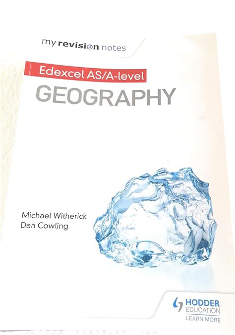 Read My Revision Notes Edexcel As A Level Geography 