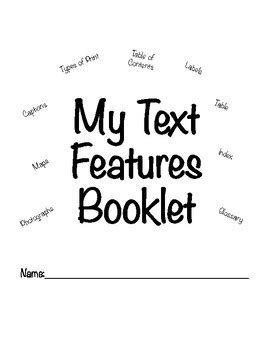 Full Download My Text Features Booklet 