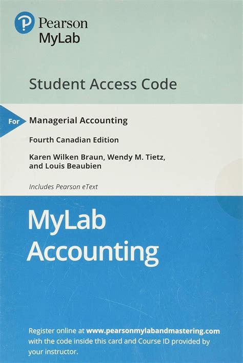 Myaccountinglab Pearson