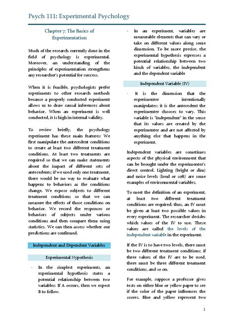 Myers Chapter 7 Study Guide
