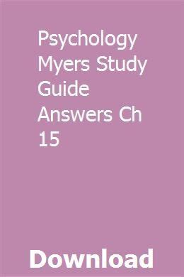 Read Online Myers Study Guide Answers 