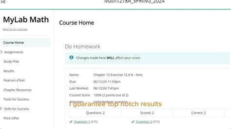 Mylab Math Pearson Answers
