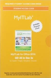 Read Online Mylab It With Pearson Etext Access Card For Go All In One 