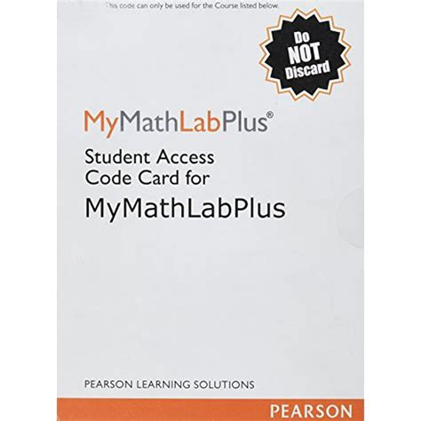 Read Online Mymathlab Access Card For Calculus And Its 