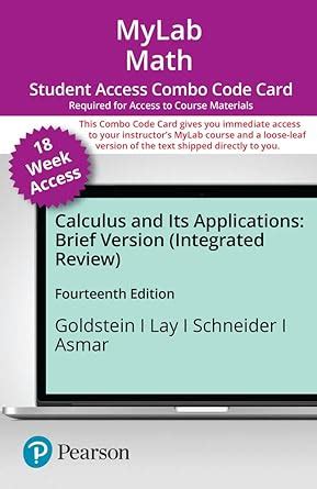 Full Download Mymathlab Access Card For Calculus And Its 