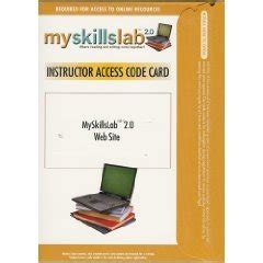 Read Myskillslab 2 0 Student Access Code Card 