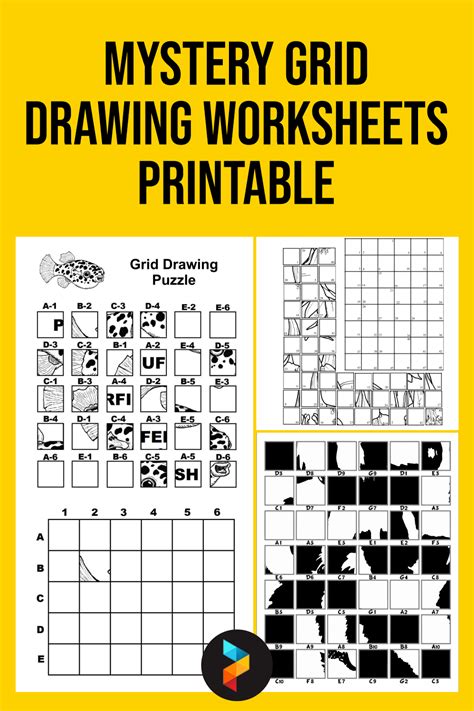 Mystery Drawing Puzzles With Free Download Amy Ward Printable Grid Drawing Worksheets - Printable Grid Drawing Worksheets