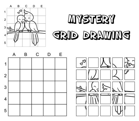 Mystery Grid Drawing Worksheets Printables Printablee Printable Grid Drawing Worksheets - Printable Grid Drawing Worksheets