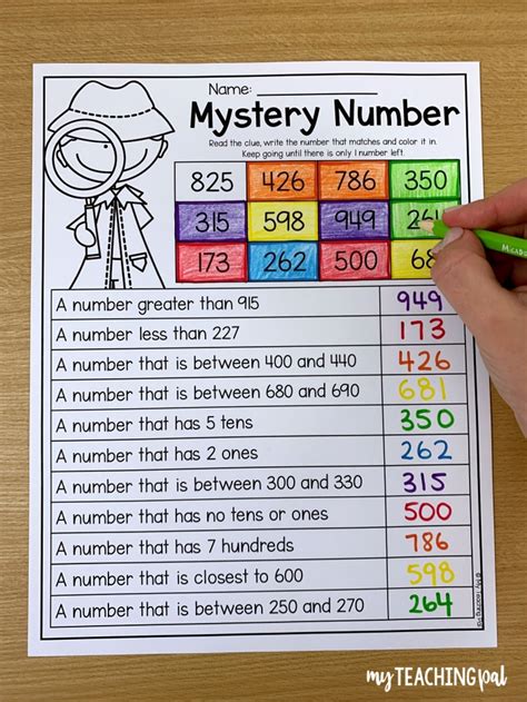 Mystery Numbers Part Three Worksheets 99worksheets Mystery Science Worksheets - Mystery Science Worksheets