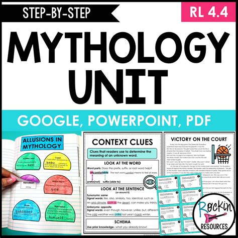 Mythology Unit Context Clues Mythology Allusions Ccss Mythology Allusions Worksheet Grade 4 - Mythology Allusions Worksheet Grade 4