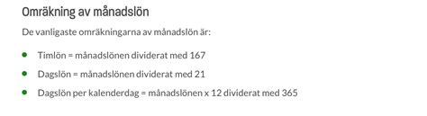 när man går från timlön till månadslön