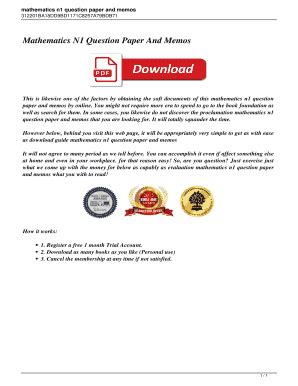 Full Download N1 Question Papers 