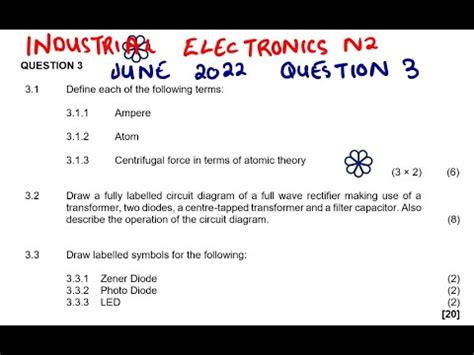 N2 Industrial Electronics Previous Question Papers