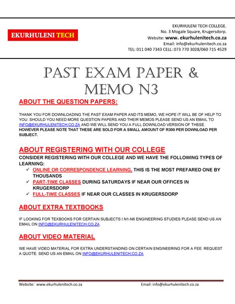 Download N3 Engineering Drawing Question Paper Memorum 